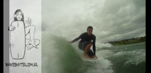 Entrou swell na represa